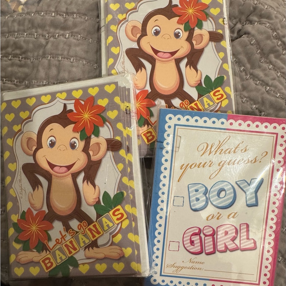 Let's Go Bananas Baby Prediction Cards